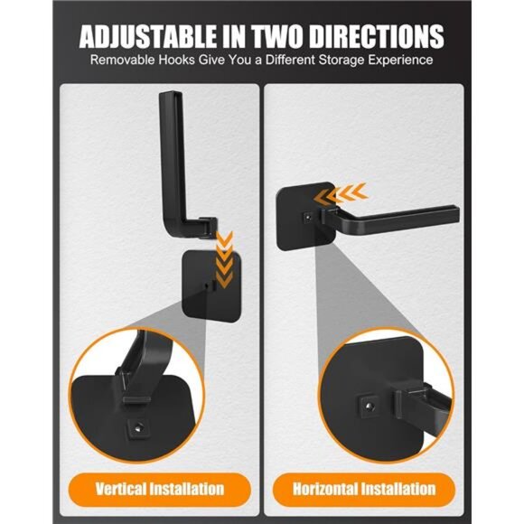 Hat Rack Wall Organizer 4 Pack Adhesive Hooks Baseball Cap Storage Multi Purpose - Picture 6 of 7